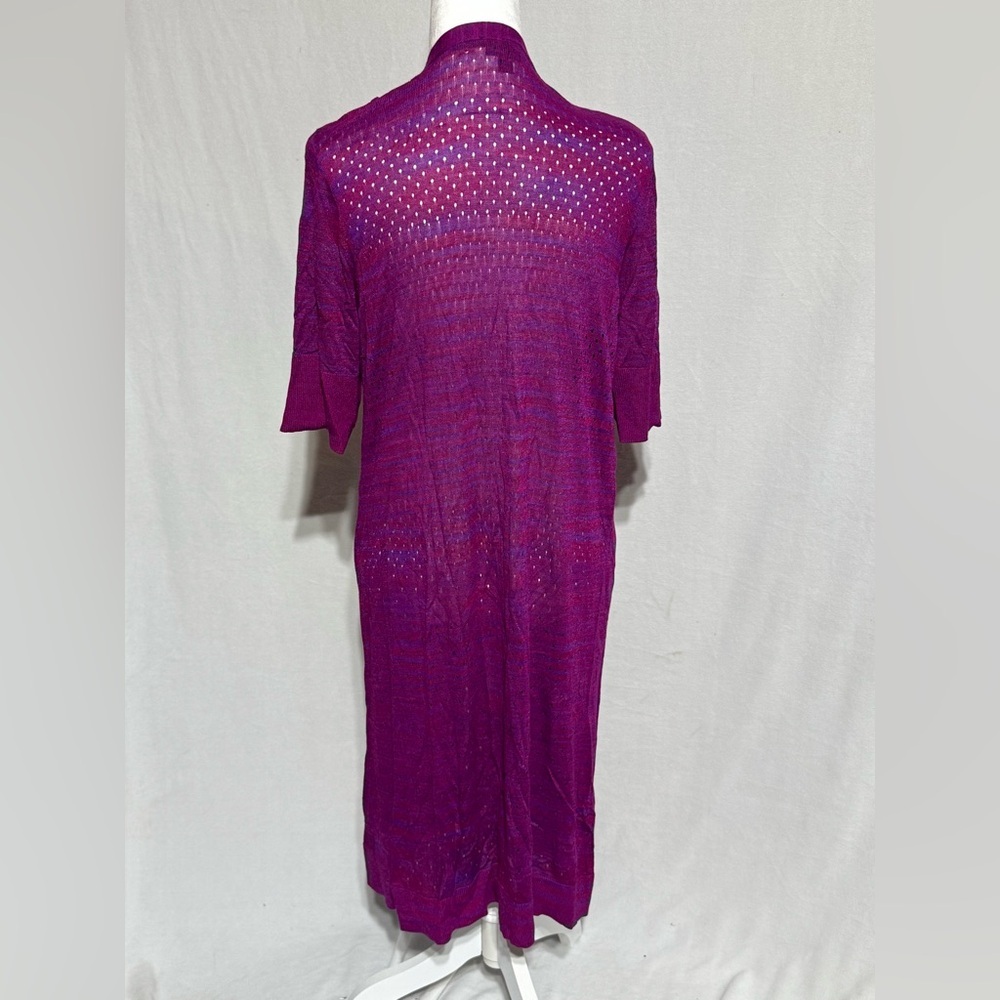 Torrid Long Purple Cardigan Sweater with 3 Button Closure Front Size 1 (14-16) - Picture 2 of 8